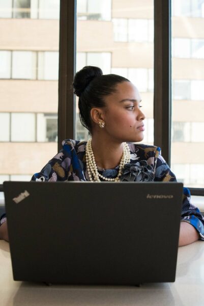 woman stressed out at her job in nyc